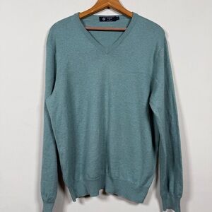 J. Crew Men's V-Neck Cotton/Cashmere Sweater, Size M, Great Condition!